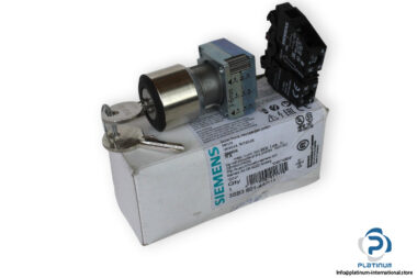 siemens-3SB3-601-4AD11-key-operated-switch-(new)