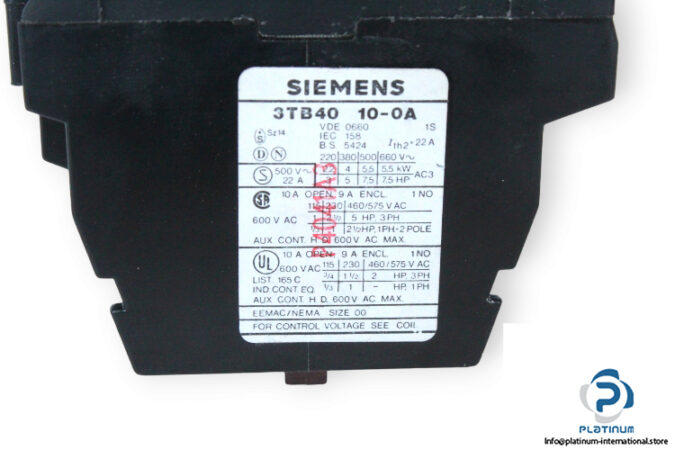 siemens-3TB4010-0A-ac-contactor-(new)-3