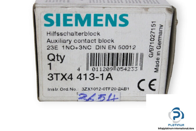 siemens-3TX4-413-1A-auxiliary-contact-block-(new)-2