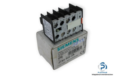 siemens-3TX4-422-2-auxiliar-contact-block-(new)