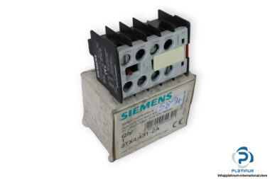 siemens-3TX4-431-2A-auxiliary-contact-block-(new)