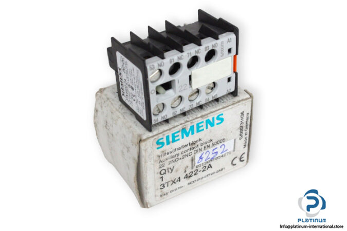 siemens-3TX4422-2A-auxiliary-switch-block-(new)