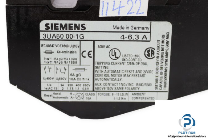 siemens-3UA50-00-1G-thermal-overload-relay-(New)-2