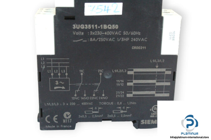 siemens-3UG3511-1BQ50-monitoring-relay-(used)-2