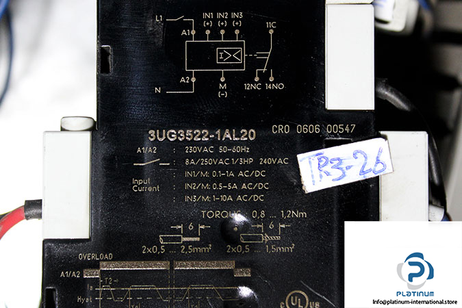 siemens-3UG3522-1AL20-current-monitoring-relay-(used)-1