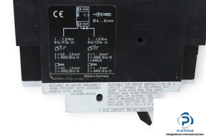 siemens-3VU13-00-1MM00-motor-starter-protector-(New)-2