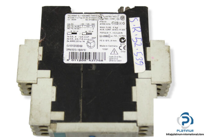 siemens-3rn1013-1bw10-thermistor-motor-protection-relay-1