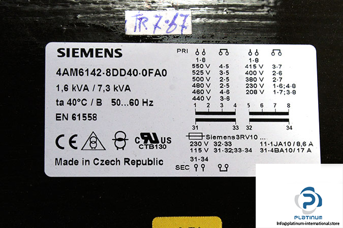 siemens-4AM6142-8DD40-0FA0-transformer-used-2