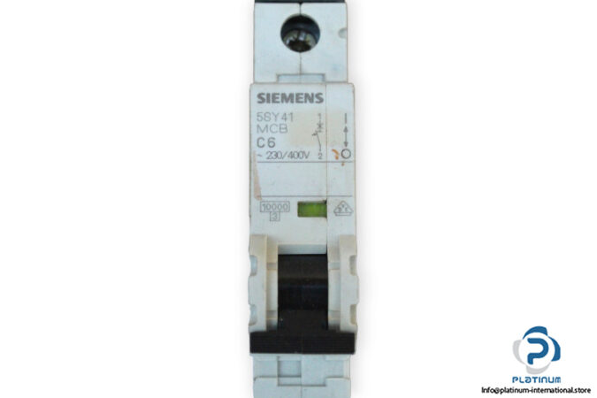 siemens-5SY4106-7-miniature-circuit-breaker-(used)-1