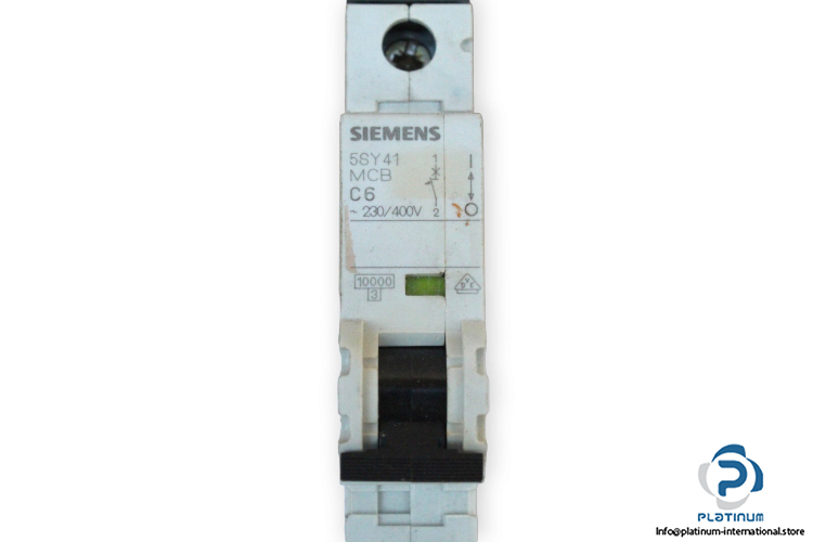 siemens-5SY4106-7-miniature-circuit-breaker-(used)-1