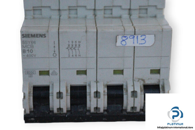 siemens-5SY6610-6-minitaure-circuit-breaker-used-3