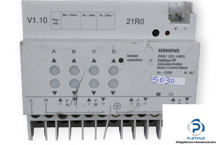 siemens-5WG1-522-1AB02-shutter-switch-(used)-1