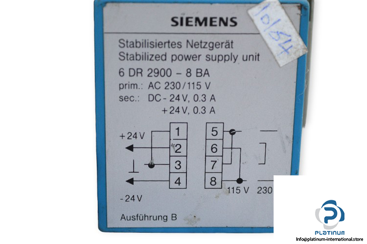 siemens-6DR2900-8BA-power-supply-(used)-1