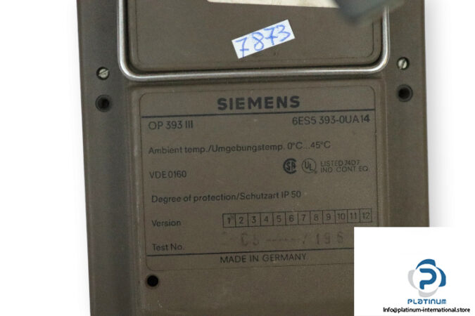 siemens-6ES5-393-0UA14-operator-panel-(used)-2