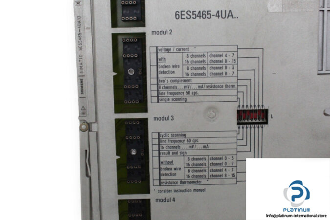siemens-6ES5465-4UA13-analog-input-module-(new)-3