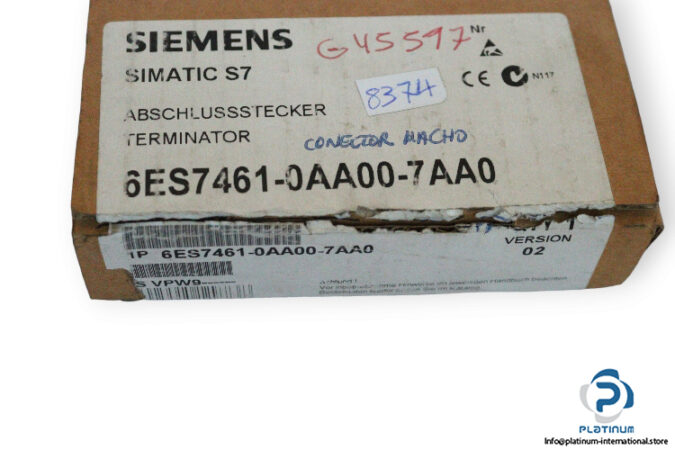 siemens-6ES7-461-0AA00-7AA0-terminating-connector-(New)-2