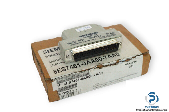 siemens-6ES7-461-0AA00-7AA0-terminating-connector-(New)