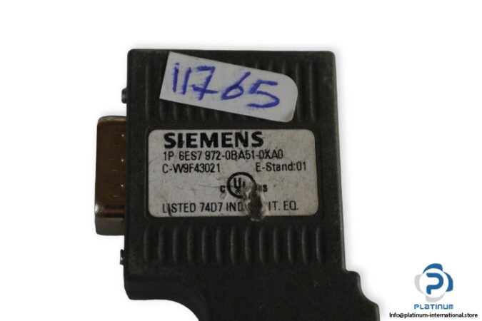 siemens-6ES7-972-0BA51-0XA0-connector-(Used)-2