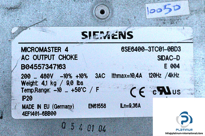 siemens-6SE6400-3TC01-0BD3-output-choke-used-2