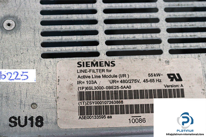 siemens-6SL3000-0BE25-5AA0-line-filter-(used)-1