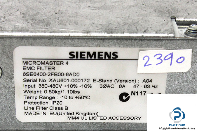 siemens-6se6400-2fb00-6ad0-emc-filter-used-1