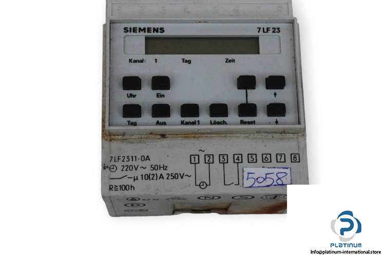 siemens-7LF2311-0A-digital-switch-timer-(used)-1