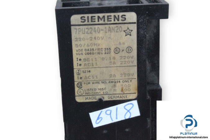 siemens-7PU2240-7AN20-Time-Delay-Relay-(used)-2