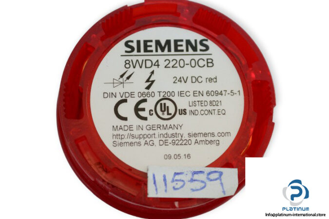 siemens-8WD4-220-0CB-flash-light-element-(Used)-2