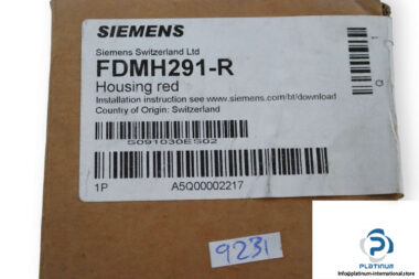 siemens-FDMH291-R-housing-red-with-key-new-2