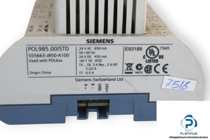 siemens-POL985.00_STD-climatix-extension-module-(Used)-3
