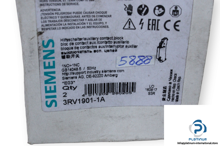 siemens-RV1901-1A-auxiliary-contact-block-(new)-1