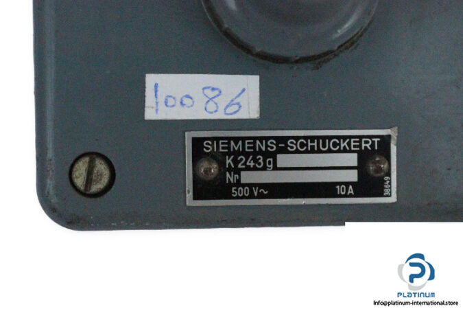 siemens-schuckert-K243G-limit-switch-(Used)-2