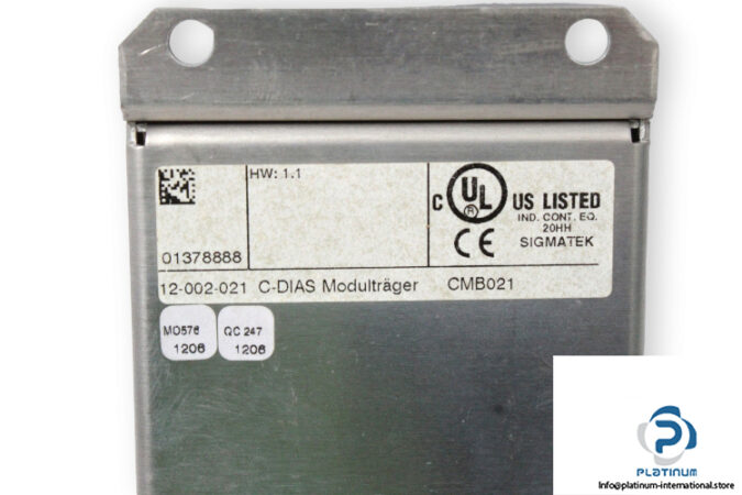 sigmatek-CMB021-2-slot-base-unit-(new)-1