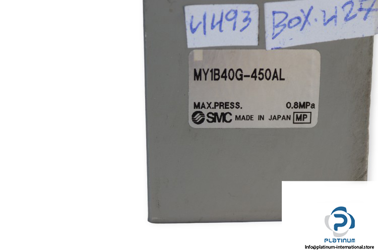 smc-MY1B40G-450AL-rodless-cylinder-(used)-1