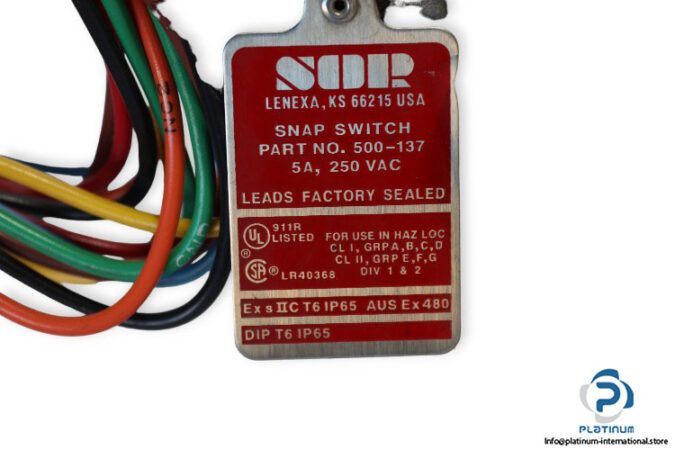 sor-103AD-EG502-N4-C1A-TT-differential-pressure-switch-(used)-1