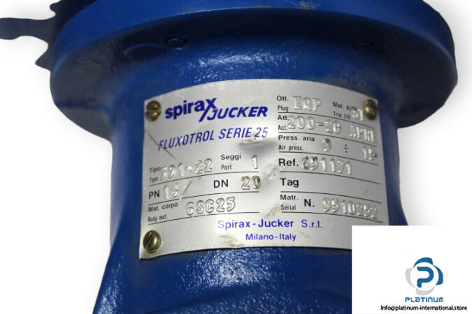 spirax jucker-591-22-control-valve_2_used