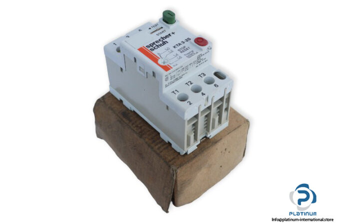 sprecher-schuh-KTA3-25-1.6A-circuit-breaker-for-motor-protect-(new)