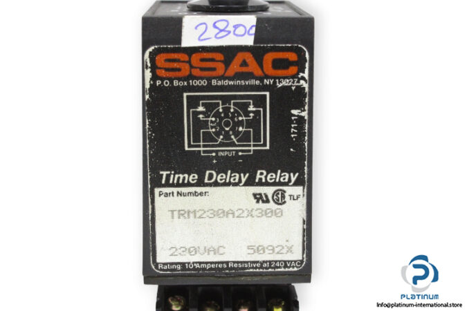 ssac-TRM230A2X300-time-delay-relay-(used)-2