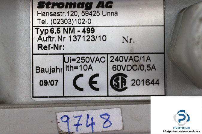 stromag-ag-6.5-NM-499-gear-limit-switch-(Used)-1