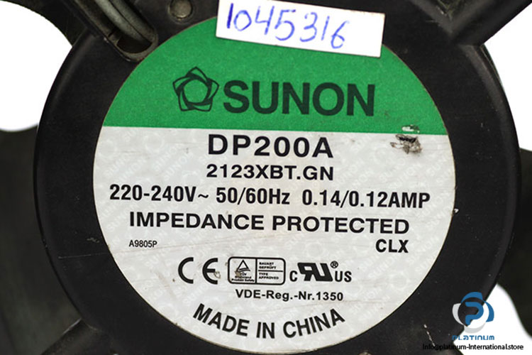 sunon-2123XBT-GN-axial-fan-used-1