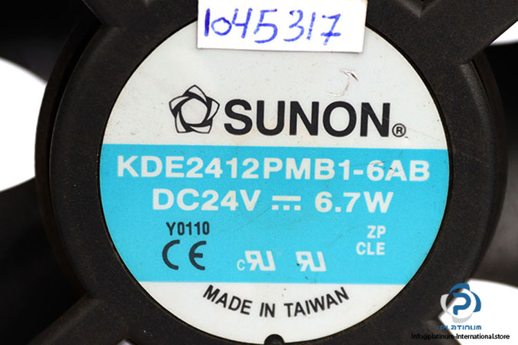 sunon-KDE2412PMB1-6AB-axial-fan-used-1