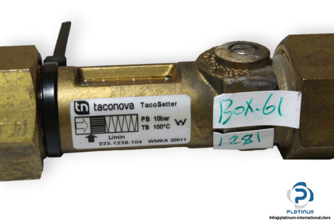 taconova-223.1238.104-balancing-valve-(used)-1