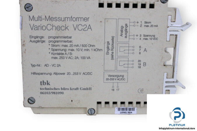 tbk-VARIOCHECK-VC2A-multi-mass-converter-(used)-2