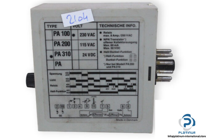 telco-pa-310-_-230v-ac-photoelectric-amplifier-new-2