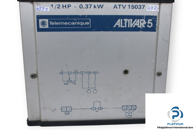 telemecanique-ATV-15037-variable-speed-controller-(used)-1