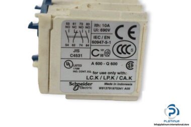 telemecanique-LA1KN31-auxiliary-contact-block-(used)-1