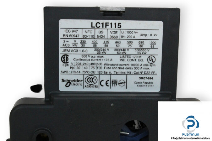 telemecanique-LC1F115-magnetic-contactor-(new)-2