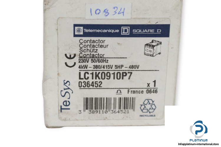telemecanique-LC1K0910P7-contactor-(new)-1