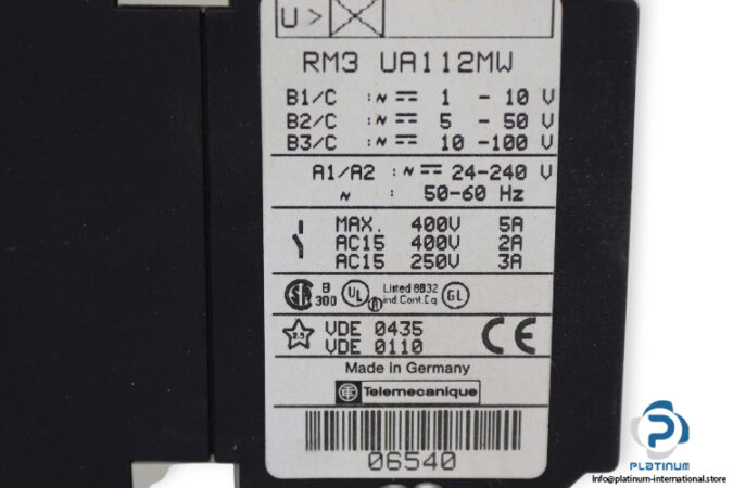 telemecanique-RM3-UA112MW-voltage-measurement-relay-(New)-2