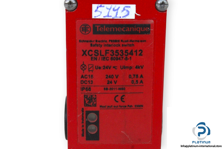 telemecanique-XCSLF3535412-safety-interlock-switch-(used)-1